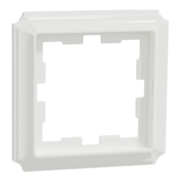 Одноместная рамка Schneider Electric Merten D-Atique MTN4010-4735 белый лотус - фото №2