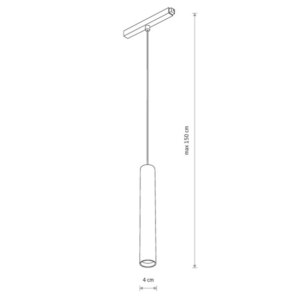 Магнітний трековий світильник Nowodvorski 10146 LVM Roller LED 1x9W 3000K 620Lm IP20 чорний - фото №2