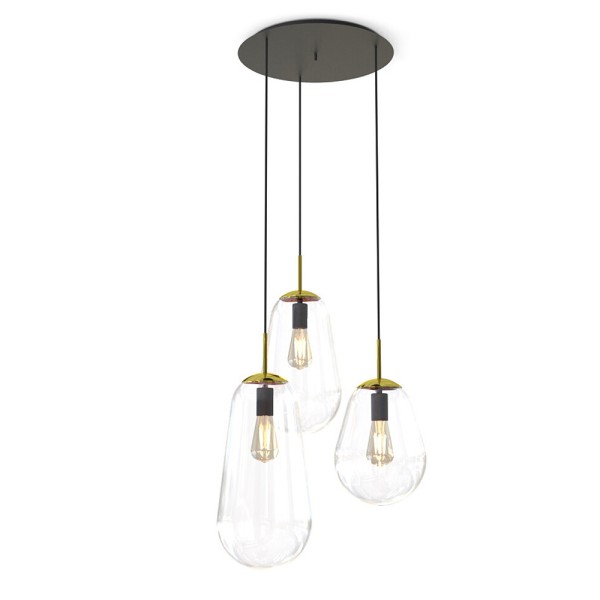 Подвесной светильник, люстра Nowodvorski 7794 Pear III E27 3x25W IP20 прозрачный