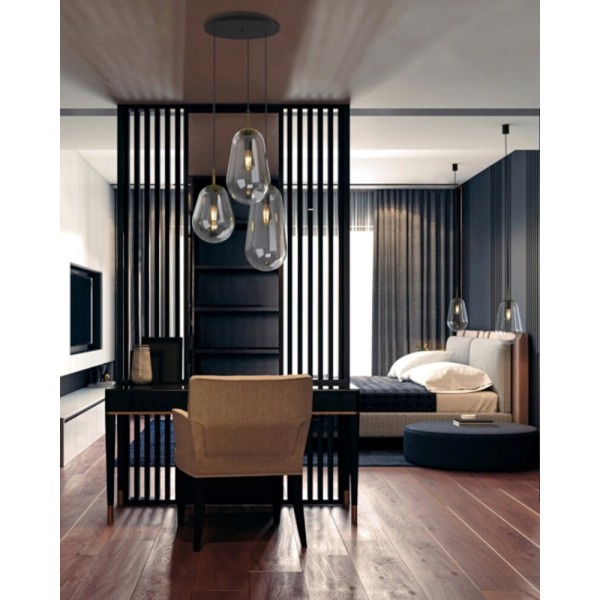 Подвесной светильник, люстра Nowodvorski 7794 Pear III E27 3x25W IP20 прозрачный - фото №1