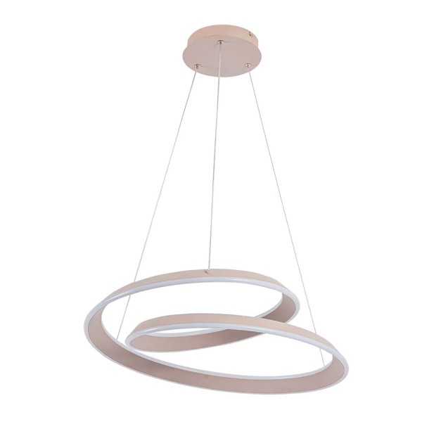 Подвесной светильник, люстра Goldlux 338167 Cashmere Twist LED 1x75W 4000K 10500Lm IP20 бежевый - фото №3