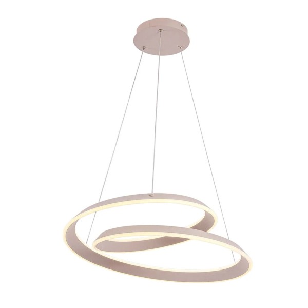 Подвесной светильник, люстра Goldlux 338167 Cashmere Twist LED 1x75W 4000K 10500Lm IP20 бежевый - фото №4
