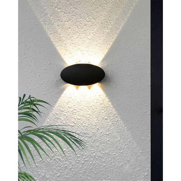 Уличный светильник Italux OWL-55034-BK Pontas LED 1x6W 3000K 430Lm IP54 черный - фото №3