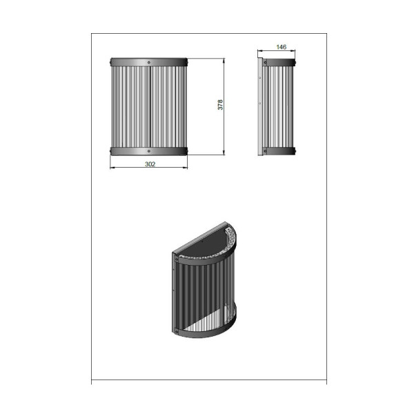 Бра, настенный светильник Pikart 23531 Tubes E14 2x60W IP20 - фото №2