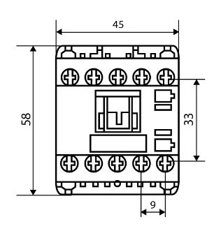 Мініконтактор Аско-Укрем ПМ 0-16-01 B7 24В LC1-K1601 (A0040010134) - фото №4