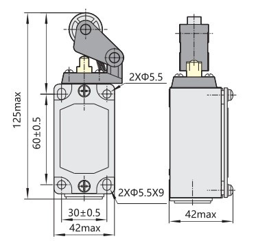 Кінцевий вимикач Chint YBLX-P1/120/1E (437089) - фото №1