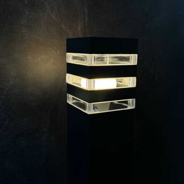 Светильник фасадный Violux TETRIS-60 40Вт E27 IP44 черный ( 500230 ) - фото №2