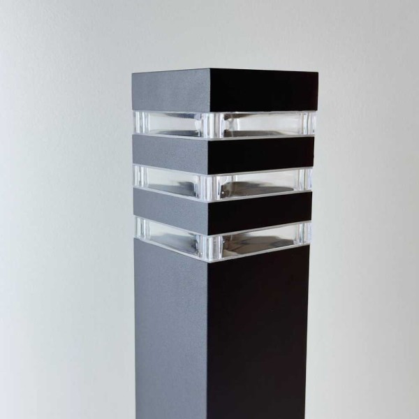 Светильник фасадный Violux TETRIS-60 40Вт E27 IP44 черный ( 500230 ) - фото №5