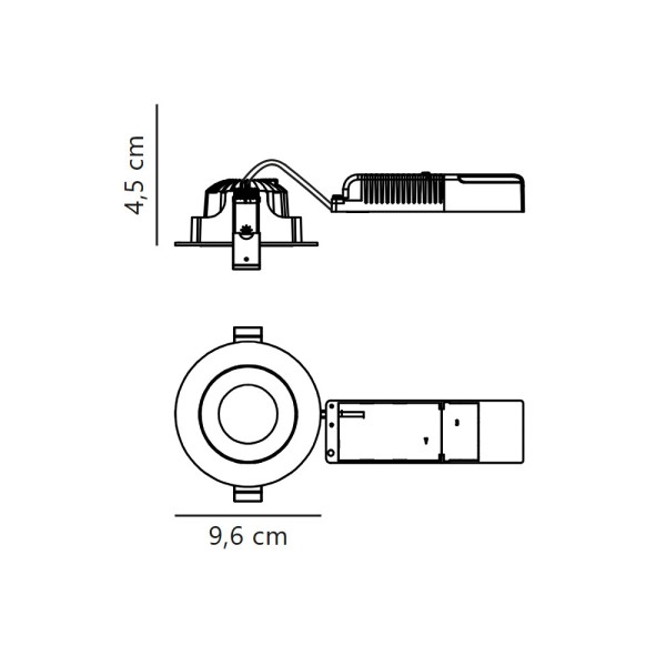 Точковий світильник Nordlux 2310320001 Aliki LED 1x8W 2700K 600Lm IP44 білий - фото №4