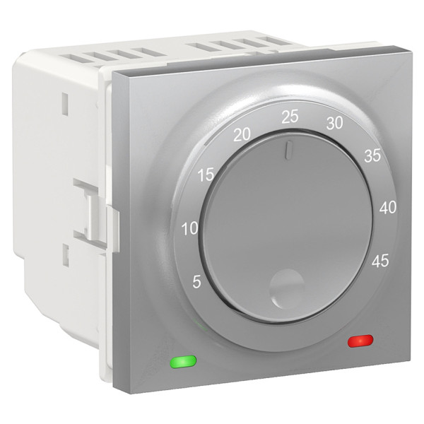 Термостат Schneider Electric NU350330 для теплого пола 10А (алюминий)