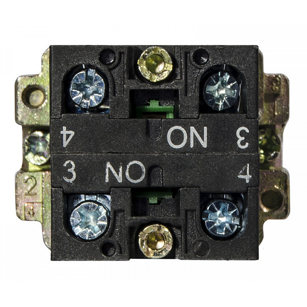 Кнопка поворотная 3-позиционная Аско-Укрем XB2-BG03 (I-0-II) с ключом (A0140010008) - фото №2