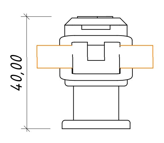 Держатель Leo Lightman Сlip М8 Pa под медь (301819) - фото №3