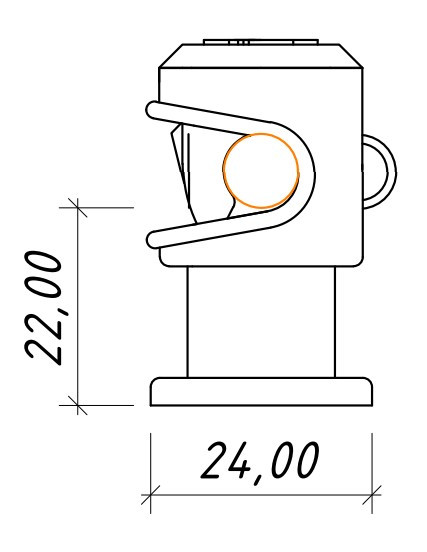 Держатель Leo Lightman Сlip М8 Pa под медь (301819) - фото №4