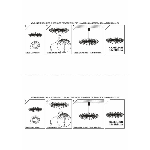 Абажур Nowodvorski 8576 Cameleon Gstar GU10 Gold - фото №3