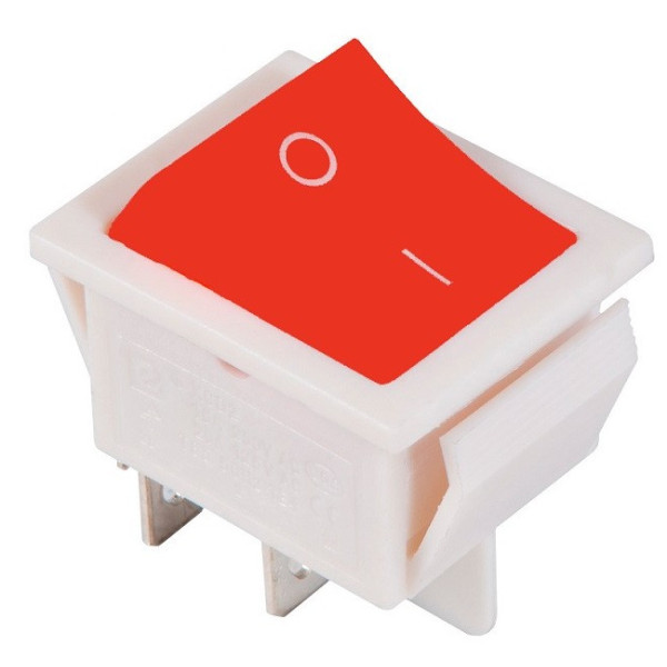 Переключатель TNSy KCD2-201 R/W красный (TNSy5500767)