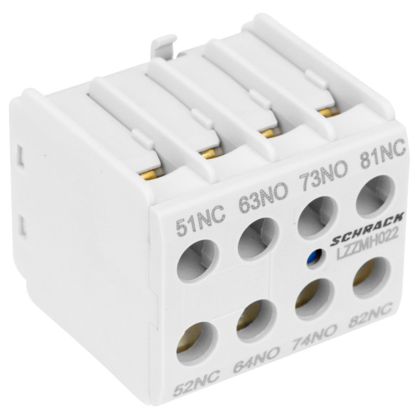 Додатковий фронтальний контакт Schrack LZZMH022 2НО+2НЗ для Cubico Mini