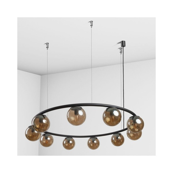 Люстра Imperium Light 71510100.05.69 Arin E14 10x60W IP20 Чорна - фото №1