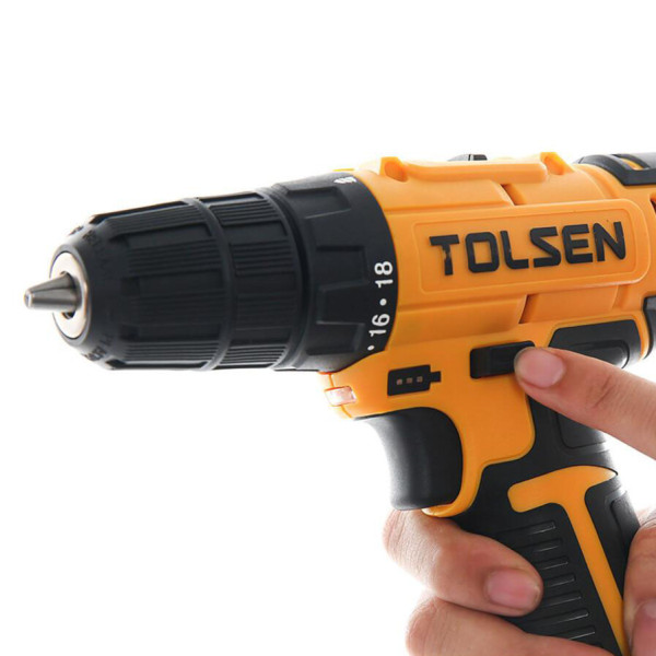Шуруповерт акумуляторний Tolsen Т-12/1500 (79036) - фото №2
