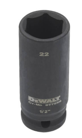 Подовжена головка торцева DeWALT DT7556 Impact 22мм