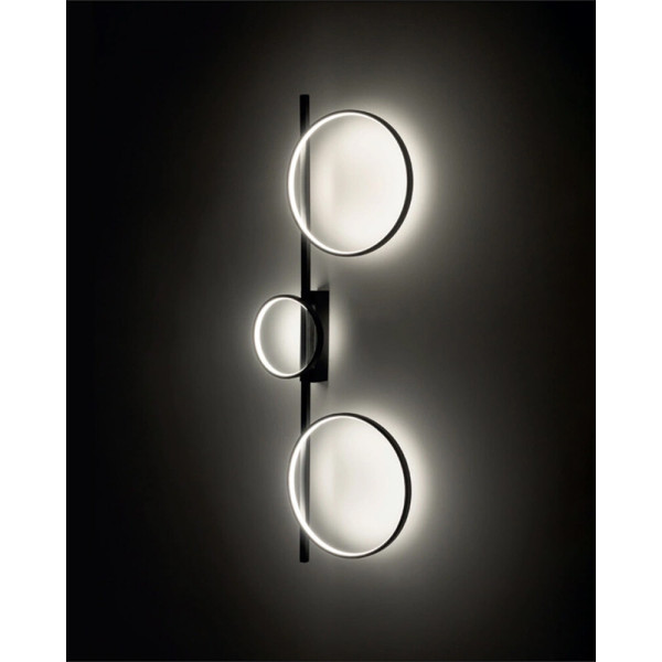 Люстра Nowodvorski 10866 Circolo LED 3x33W 4000K 1200Lm IP20 чорна - фото №1