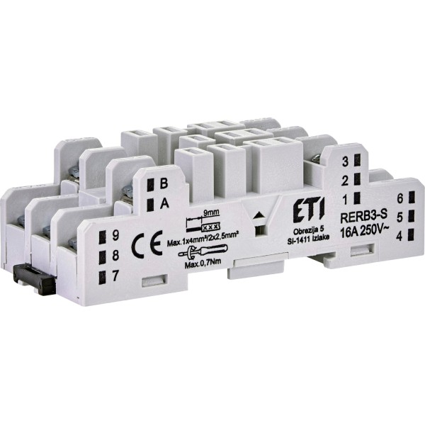 Цоколь ETI 002473064 RERB3-S (для RERM3)