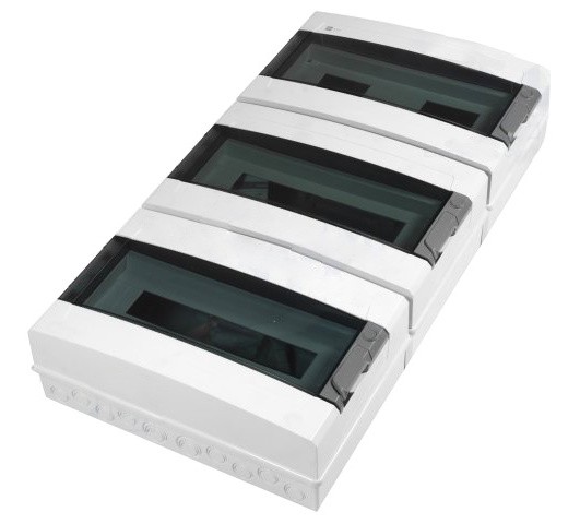 Щит навесной EP-LUX PLUS RN3/54 3х18 мод. IP65 - фото №1