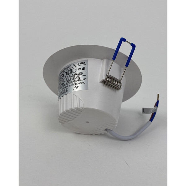 Точечный светильник Nowodvorski 38991 Helios LED 1x5W 3000K 300Lm IP44 Wh - фото №2