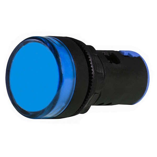 Сигнальна арматура Аско-Укрем AD22-22DS 12В AC/DC синя (A0140030164) - фото №4