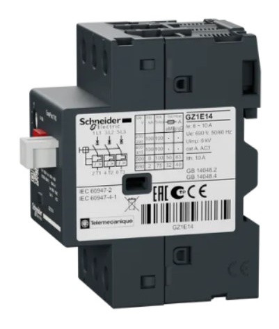 Автомат защиты двигателя Schneider Electric GZ1E14 GZ1E 6-10A - фото №3
