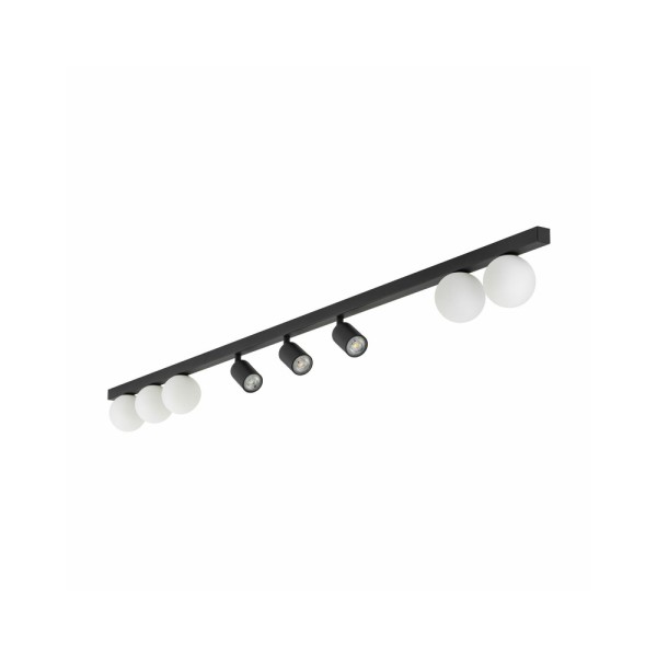 Світильник поворотний, спот TK Lighting 10004 Vox GU10+G9 8x10+6W IP20 Bk