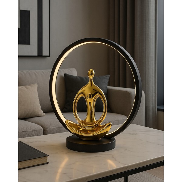 Настольная лампа Zuma Line 5905316663091 Yoga LED 1x4W 3000K 150Lm IP20 черная - фото №1