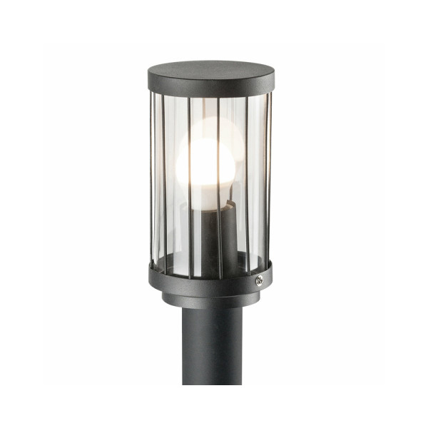 Вуличний світильник Goldlux 312310 Fiord E27 1x10W IP44 BK - фото №1