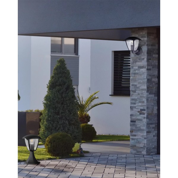 Вуличний світильник Goldlux 311894 Igma E27 1x12W IP44 чорний - фото №1