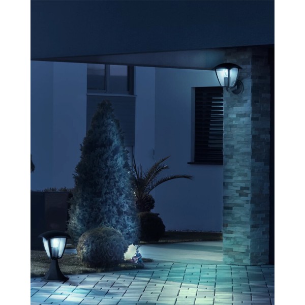 Вуличний світильник Goldlux 311894 Igma E27 1x12W IP44 чорний - фото №2