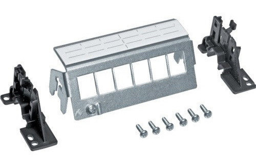 6-кратна патч-панель із тримачами Hager FZ06MK під модулі типу Keystone