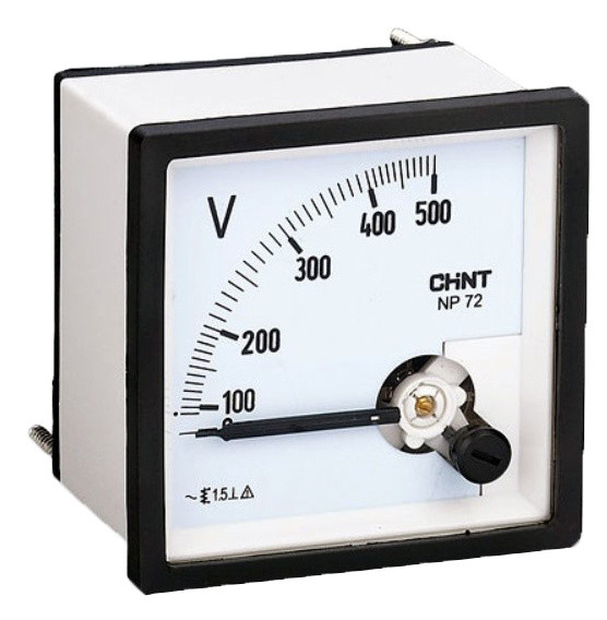 Вольтметр Chint NP72-V 300В 72х72мм (761734)