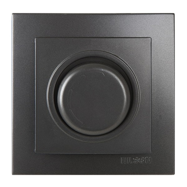 Светорегулятор Nilson Touran антрацит 1000W с подсветкой ( 24161053 )