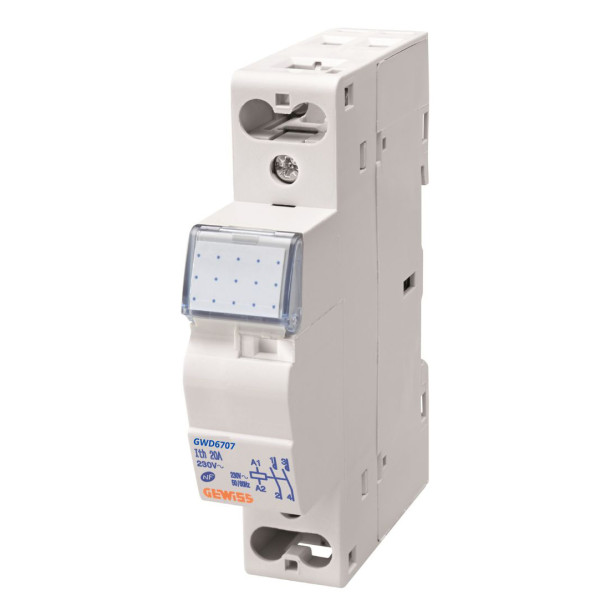 Модульний контактор GEWISS CTR 20A 1NO+1NC 230В 1M (GWD6707)