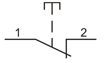 Одноместный пост управления Promfactor FP5-BOX1W2 с кнопкой "O" (Stop) - фото №1