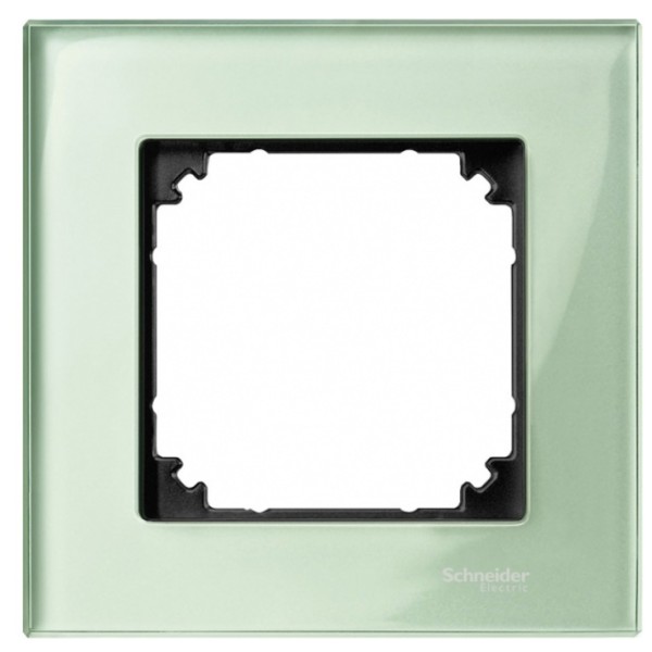 Рамка одинарная M-ELEGANCE glass зеленый Merten, MTN404104