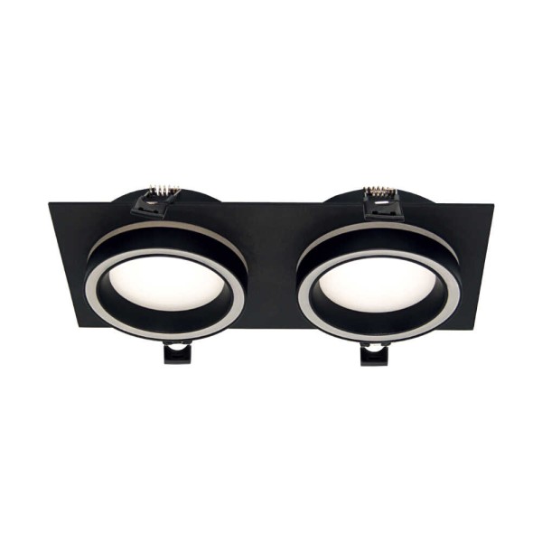 Світильник точковий Violux TORONTO-2L GX53 IP20 чорний ( 132103 )