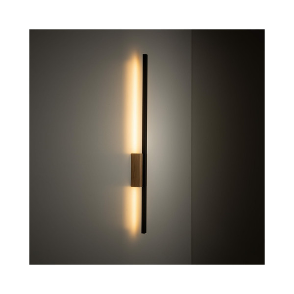 Бра, настенный светильник Tk Lighting 6019 Flash Led 1x24W 3000K 1480Lm IP20 Bk - фото №1