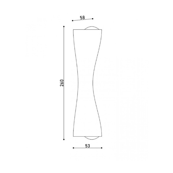 Бра, настінний світильник Kloodi WA-GLORY LED 2x10W 3000K 540Lm IP20 Gold - фото №3