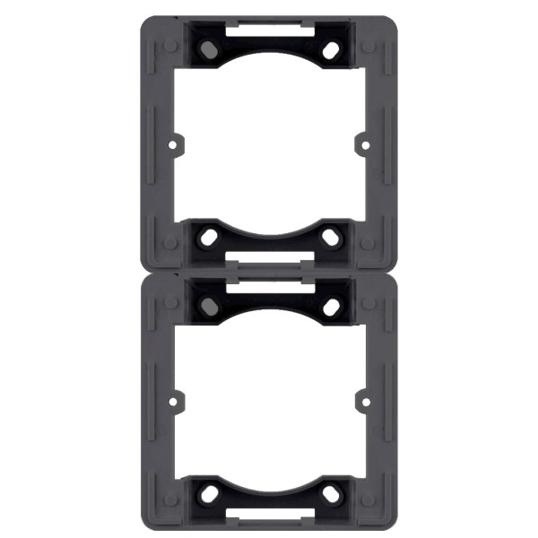 Адаптер Hager WL5823 Lumina-Intense 2Х з/в (чорний)