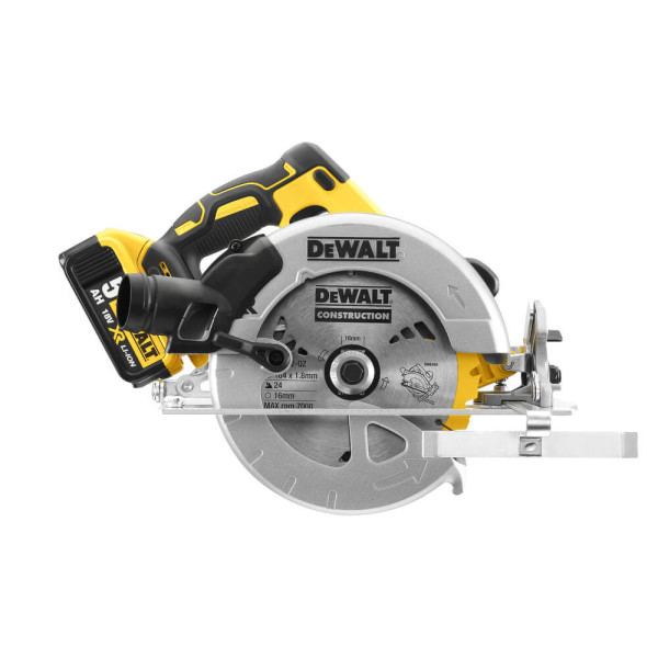 Аккумуляторная дисковая пила DeWALT DCS570P2 18В - фото №1