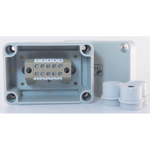 Вологозахищена клемна коробка Spelsberg RKK 4/05-5х4² (sp60540401) IP66 з клемником - фото №1