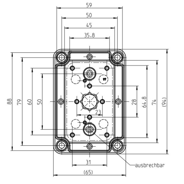Вологозахищена клемна коробка Spelsberg RKK 4/05-5х4² (sp60540401) IP66 з клемником - фото №10