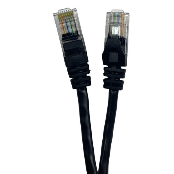 Патч-корд GEAR cat.5e UTP CCA 24AWG 20м чорный (GPC-UTPCCARJ45-20B) - фото №1