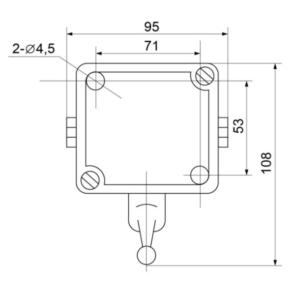 Рубильник Аско-Укрем QS5-15N A0100010002 1-0-1 на 15А - фото №4