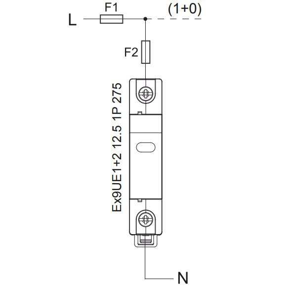 ПЗІП NOARK Ex9UE2 20 2 (C) 40кА 275В AC 1P (103347) - фото №2